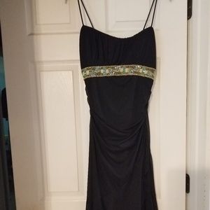 Black cocktail dress